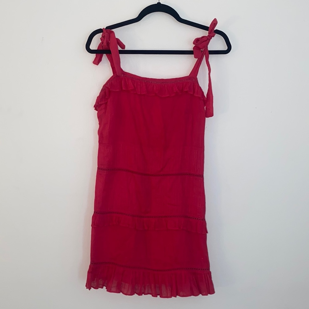 Hot pink Lovers + Friends dress